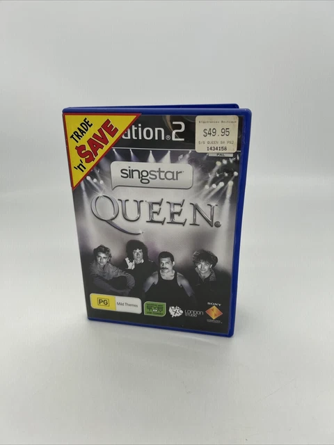 SINGSTAR QUEEN PS2 PlayStation 2 Game PAL Complete VGC Free Post