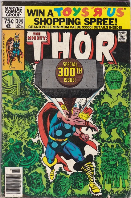 Thor (Mighty) #300, Vol. 1 (1966-1996, 2009-2011) Marvel Comics,Newsstand