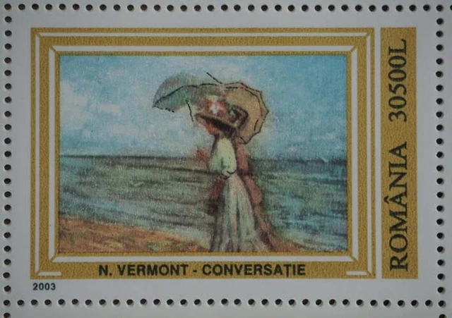 2003 Rumänien; 100 Serien Gemälde, postfrisch/MNH, MiNr. 5701/06, ME 1600,- 6