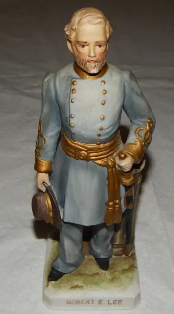 Vintage 8" Lefton China Hand Painted General Robert E. Lee Figurine - (KW1109)