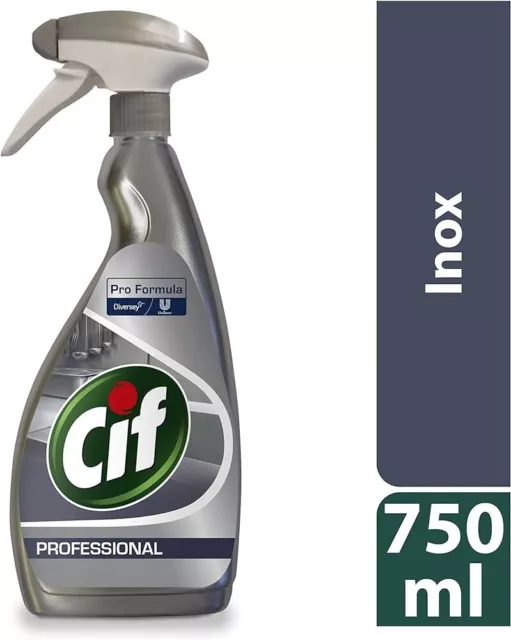 CIF INOX Ml. 750 - Vendita 6 Pezzi -