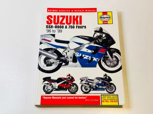 Suzuki Service Repair Shop Manual 1996 1997 1998 1999 GSX-R600 GSX-R750 GSX R750