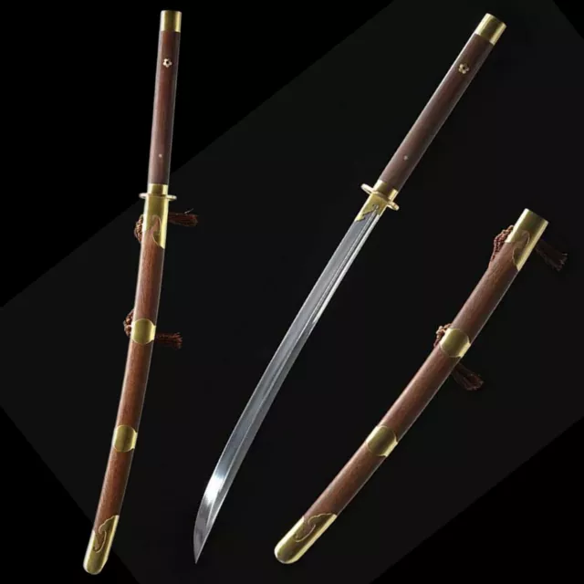43“ Battle ready“斩马刀”Japanese Samurai Katana 1095 steel  Sharp Cut*