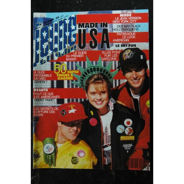 JEUNE ET JOLIE 20 1989 01 Made in USA Nick Kamen A quoi