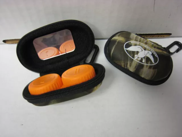 2 DUCK COMMANDER CONTACT LENS CASE W/ MIRROR Realtree Max-4 Camo FREE SHIP NEW