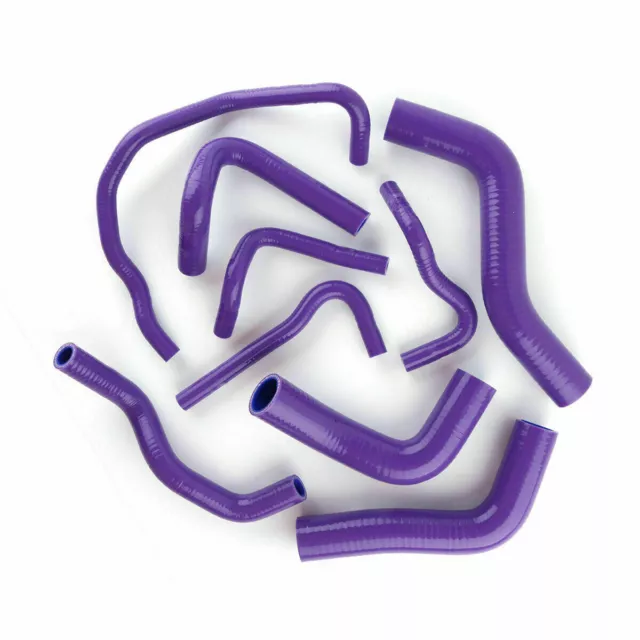 For 1994-1997 Mazda Miata MX5 1.8L Silicone Radiator Coolant Heater Hose Purple