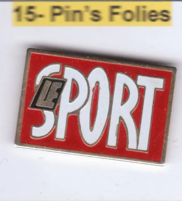 Pinsfolies *** Pin's Badge ++ Sports Plus Media - tous differents -