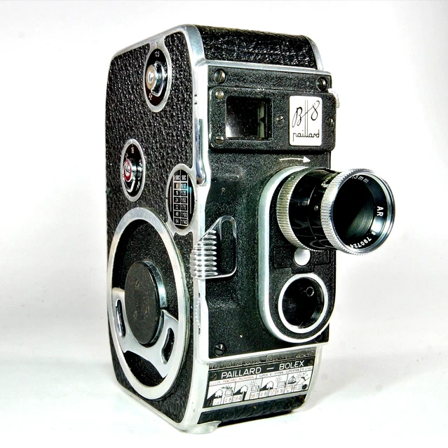 ✅ Cámara de cine Paillard Bolex B8 velocidad variable 8 mm con lente núcleo f1,9 13 mm