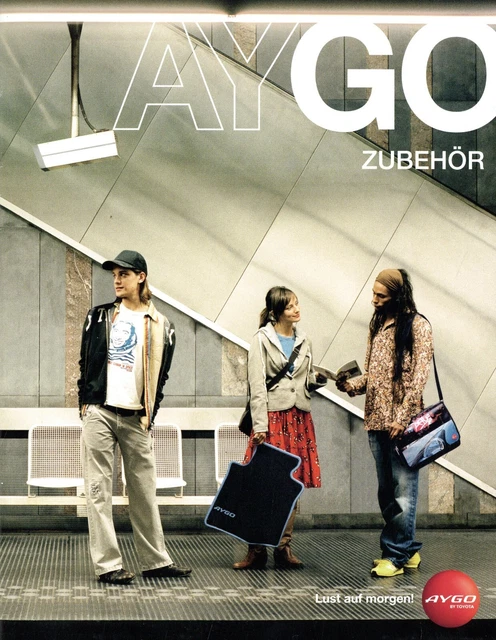 Toyota Aygo Zubehör Prospekt 2007 1/07 D brochure accessories accessoires