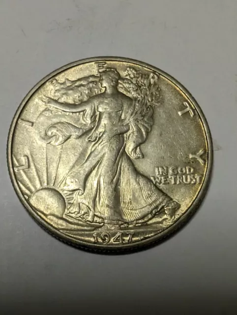 1947 d walking liberty half dollar