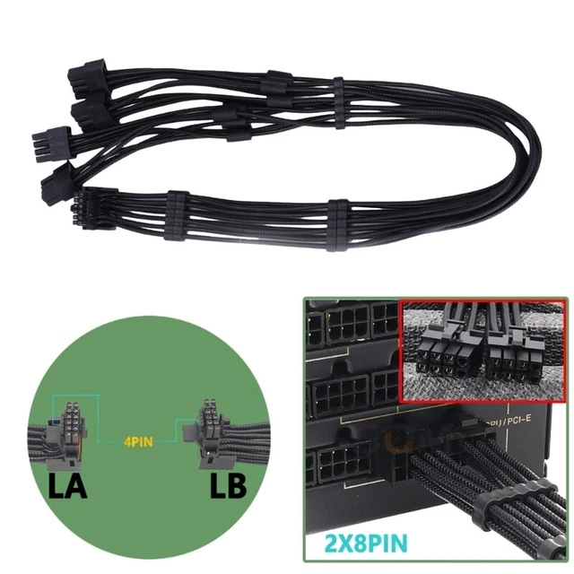 Modulaire GPU 3X8 Pins Naar 16 Voeding PCIE5.0 12VHPWR Modulaire GPU 3X8 Pins Naar 16 Voeding PCIE5.0 12VHPWR