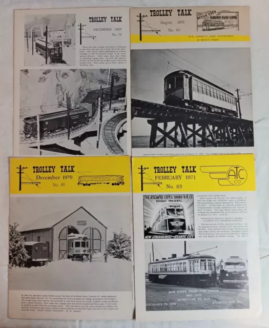 Trolley Talk 13 Issues #72-83 Two of the issues are NEW IN MAILING ENVELOPE!! 3