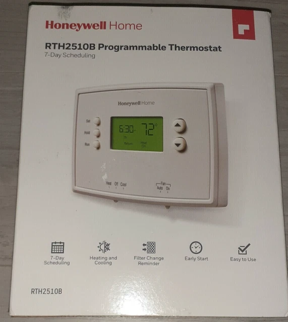 HONEYWELL HOME 7DAY Programmable Thermostat with Digital Backlit