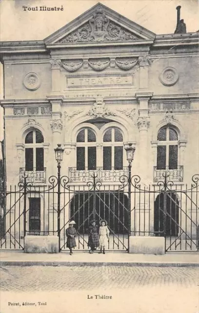 CPA 54 TOUL LE THEATRE (animée