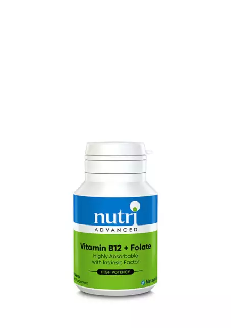 Nutri Advanced Vitamin B12 + Folate 60's