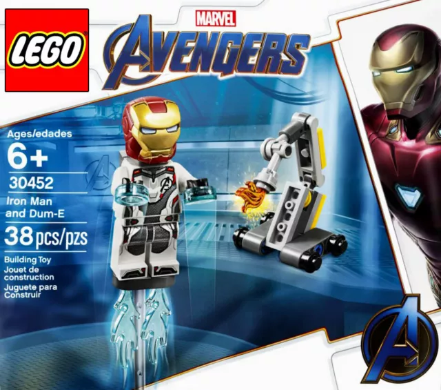 LEGO Marvel Avengers #30452 - Iron Man and Dum-E - 100% NEW - Collector 2019