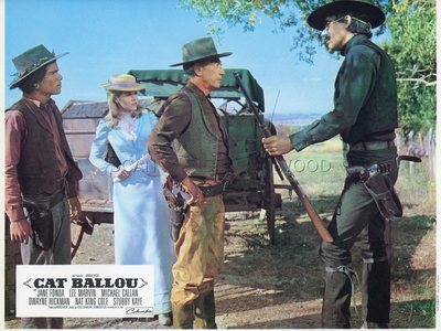 JANE FONDA CAT BALLOU 1965 VINTAGE LOBBY CARD #10 