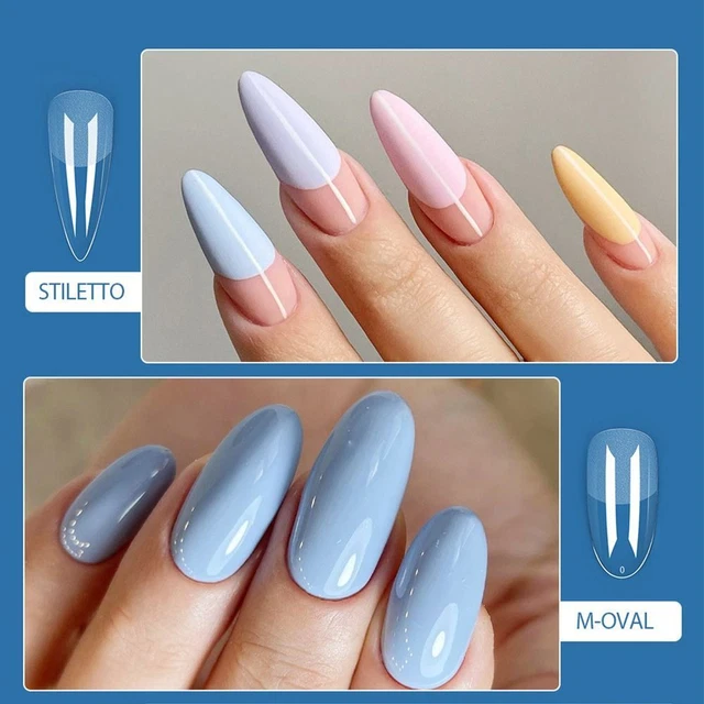 en uñas semi-mate ataúd de almendras puntas de uñas extensión de uñas uñas uñas postizas uñas falsas uñas falsas