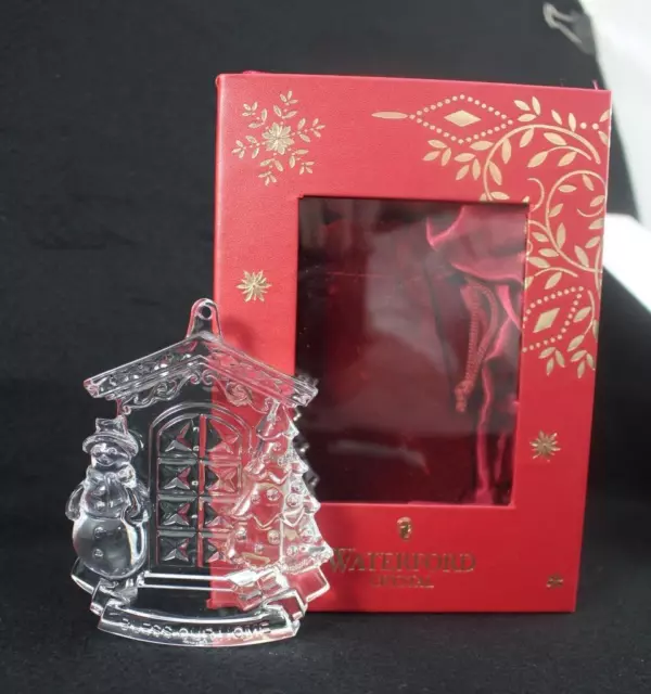 Waterford Crystal Bless Our Home 2014 Ornament with Box
