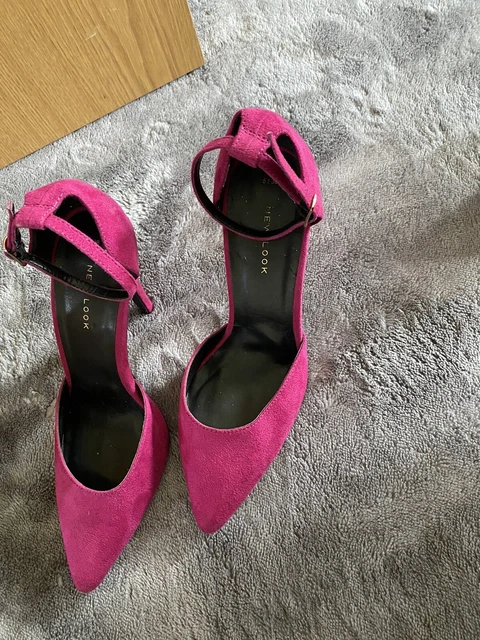 Cerise pink hotsell shoes new look