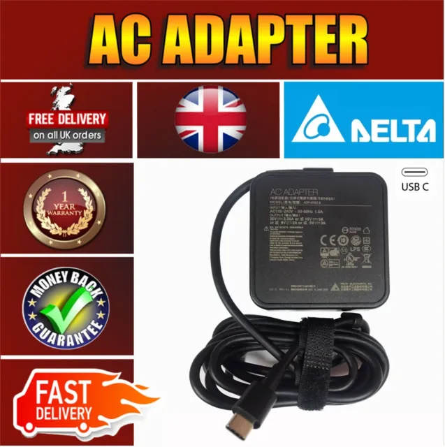 AC Power Adapter for HP Spectre 13-V114TU 12-a012nr 12-a008nr Laptop