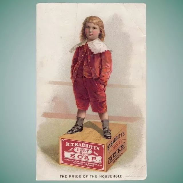 B. T. Babbitt's Soap Advertising Trade Card Collectible Victorian Era Card 2