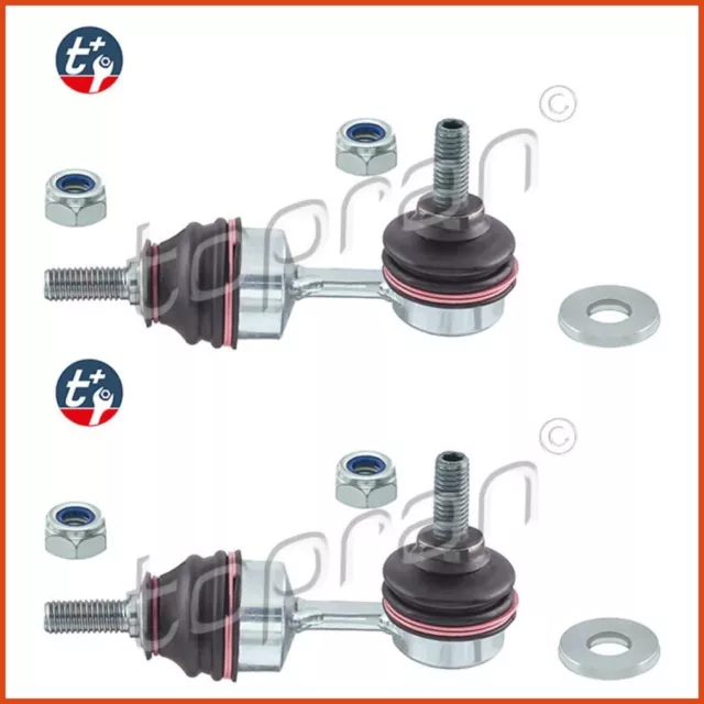 2 x TOPRAN KOPPELSTANGE PENDELSTÜTZE STABILISATOR SET HINTEN FORD 3837657