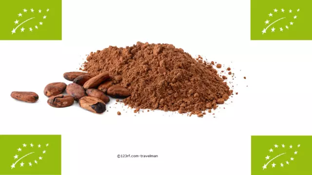 1kg BIO Kakao Pulver, stark entölt, 10-12% Fett, 100% rein, vegan, Rohkost