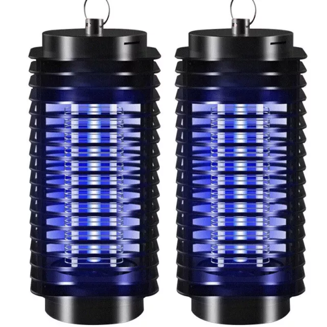 2 PACK Bug Insect Zapper Electronic Mosquito Fly Trap Zapper for Outdoor Indoor