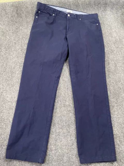 Peter Millar Pants Mens 38 X 30 Navy Golf Active Comfort Casual Performance