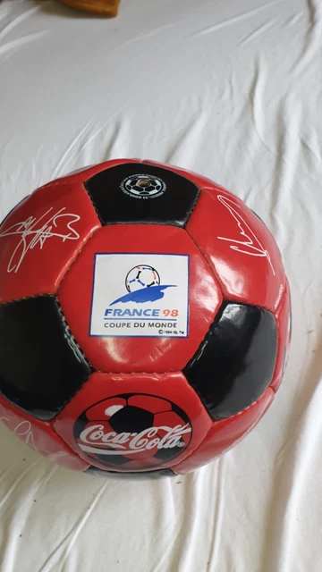 Écharpe Officielle Coupe Du Monde 1998 France 98 - Bleu Avec Ballon - Neuf Collector