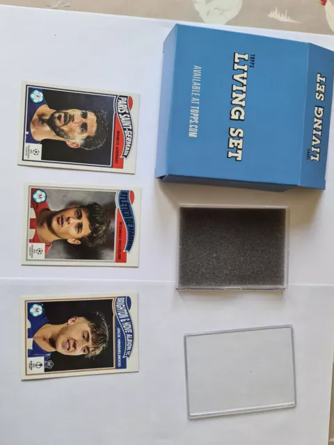 Topps Living Set Asensio, Riquelme & Hinselwood Limited Edition