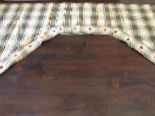 Park Designs Orchard Apple Swag Valance, 72"x16" NEW
