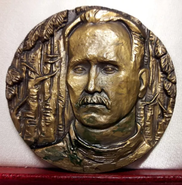 1973 60mm rare medaille URSS Vladimir Arseniev explorateur Sibérie