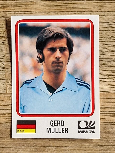 Image Penny Fußball 1978 - Gerd Müller (Allemagne) Non Collée 10x14 Cm - Vintage