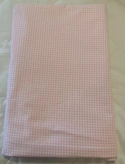 Pottery Barn PINK GINGHAM DUVET COVER ~Twin~