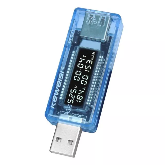USB Volt Current Voltage Doctor Charger Capacity Tester Meter 0-3A 3-9V 2