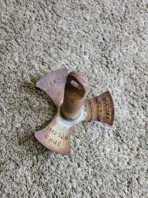 VTG ROLOFF MFG. CORP. RIVER Special R8 8.5 Lb BOAT ANCHOR KAUKAUNA WISCONSIN USA