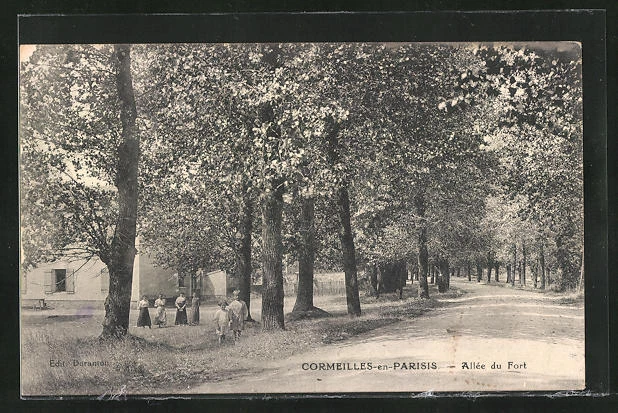 CPA Cormeilles-en-Parisis, Allee du Fort
