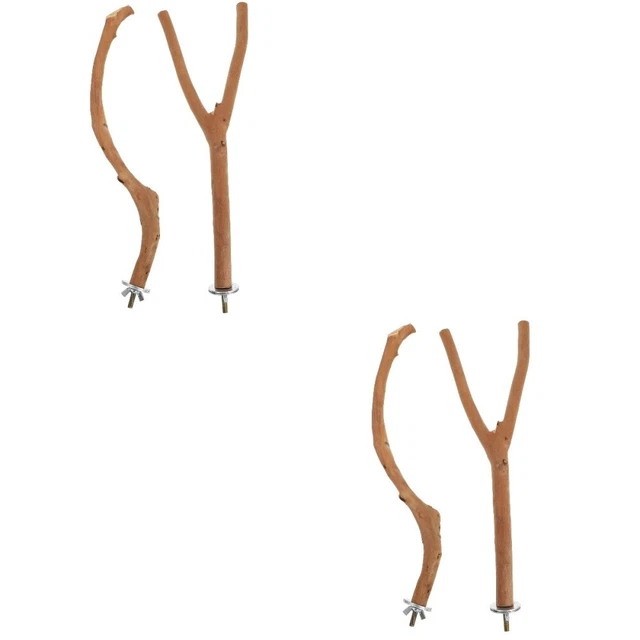 4 Pcs Schaukelspielzeug Papagei Stehender Stock Vogelständer Für Haustiere