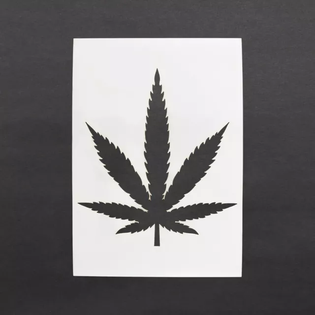 Marihuana Schablone Unkraut Mylar Blatt Malerei Wandkunst Handwerk 190 Mikron Luftbürste