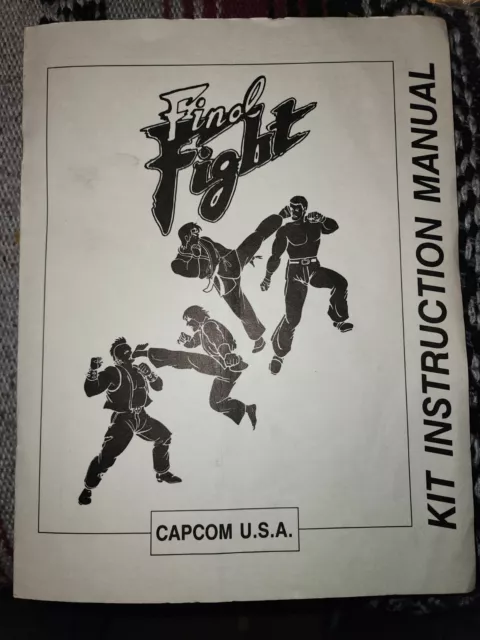 Final Fight Arcade Manual Capcom