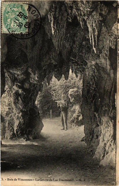 CPA PARIS 12e-Bois de Vincennes-La Grotte Lac Daumesnil (322711)