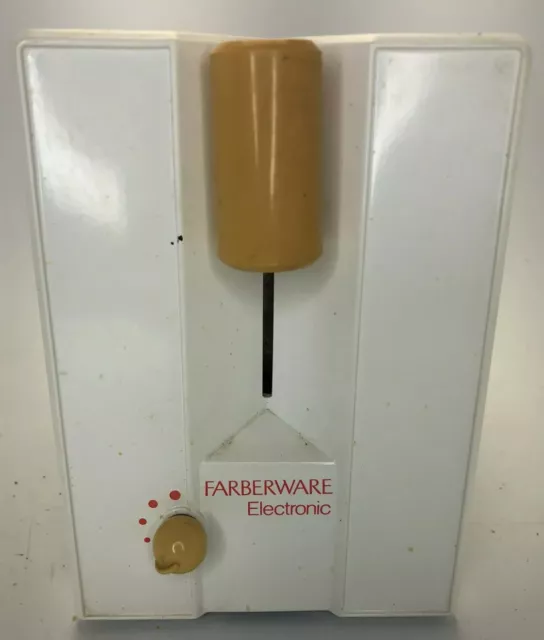 Vintage Farberware Kitchen 2 Slice Toaster White Electronic Mid Century Retro 2