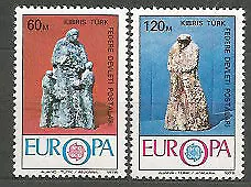 Tema Europa 1976 Chipre Turco Yvert 16/7 ** Mnh