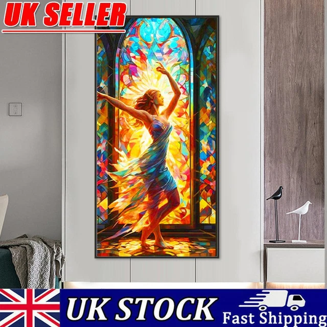 Paint By Numbers Kit DIY Oil Art Dancing Woman Picture Home Wall Decor 40x80cm