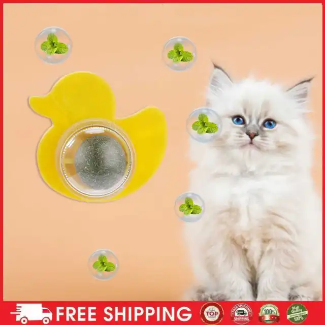 Anatra gatto dolci deliziare snack gatto girevole giocattoli da masticare forniture per animali domestici