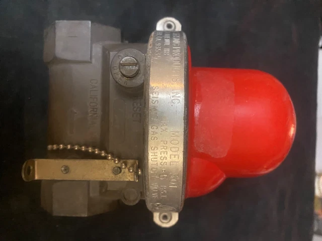 Pacific Seismic 301 Series Earthquake Gas Shut off Valve