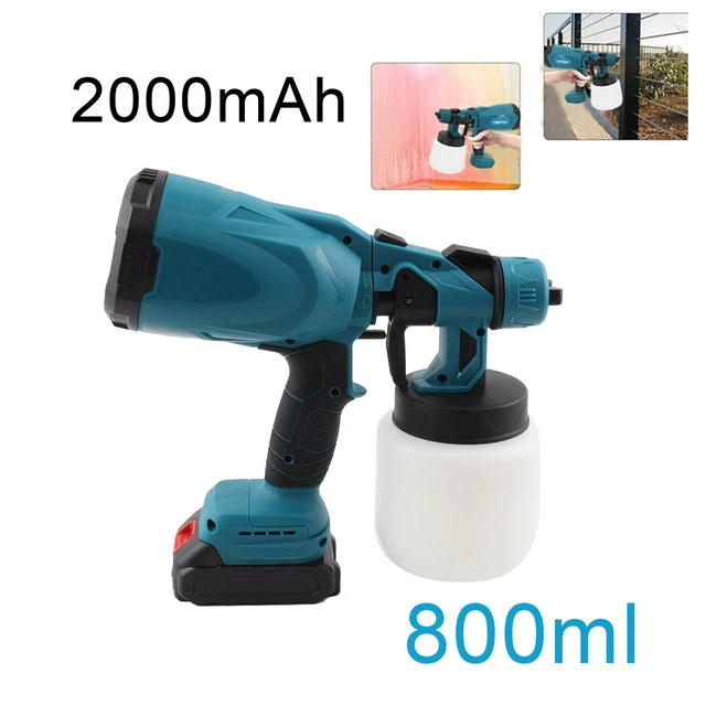 Farbsprühgerät Wandfarbe 1000ML Farbsprühsystem Wandfarbe Lacke Farbsprühgerät Elektrische Spritzpistole Wagner Farbsprühsystem
