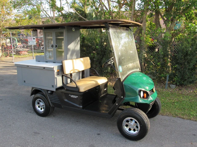 2018 Cushman Refresher FS2 EFI Gas Beverage Cart Refreshment Vehicle.